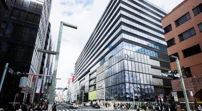 Торговый центр Ginza 6 от LVMH Торговый центр Ginza 6 от LVMH