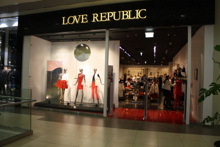 магазин одежды LOVE REPUBLIC