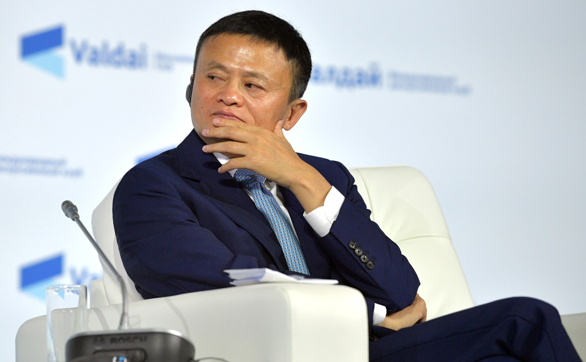 Исполнительный председатель Alibaba Group Джек Ма на заседании Валдайского международного дискуссионного клуба.