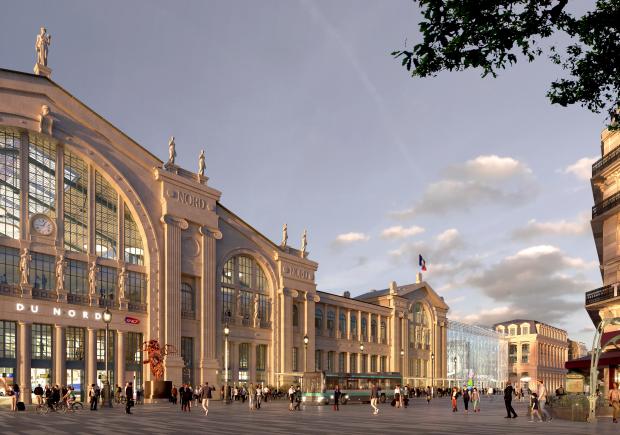 Один из семи вокзалов Парижа — Gare du Nord