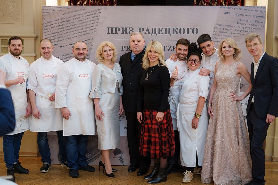 После церемонии награждения конкурса петербургской кухни «Приз Радецкого»