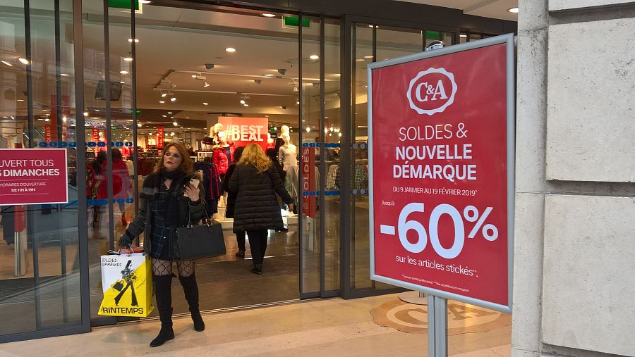Зимняя неделя распродаж в Париже (магазин C&A)