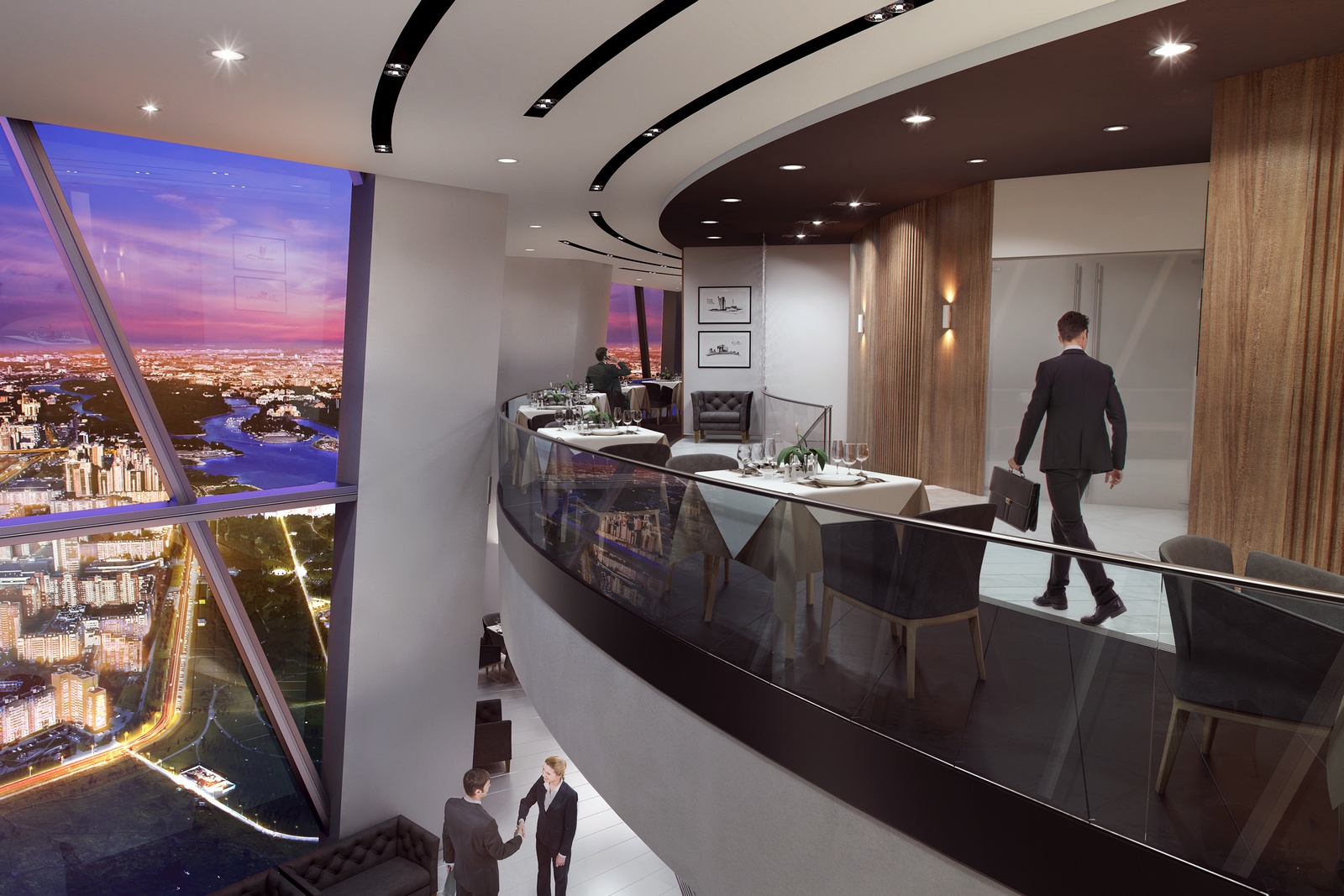 Так выглядит проект панорамного ресторана на официальном сайте «Лахта Центре»