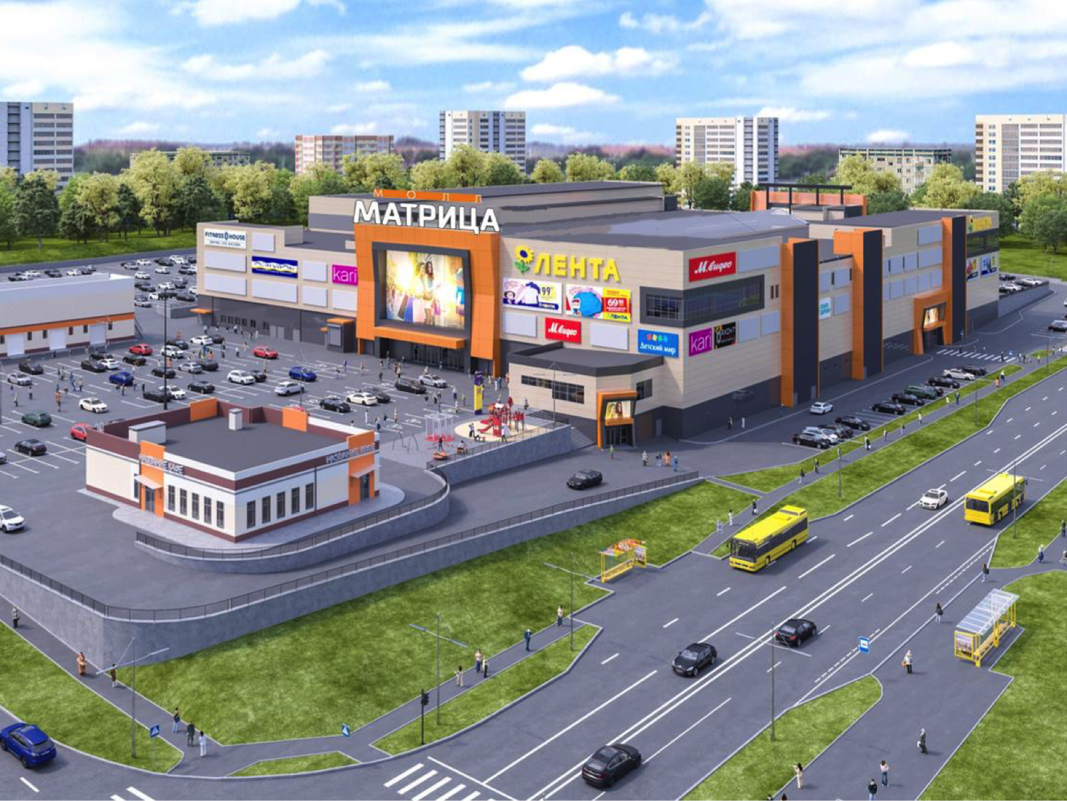 Матрица, торгово-развлекательный центр в Ижевске